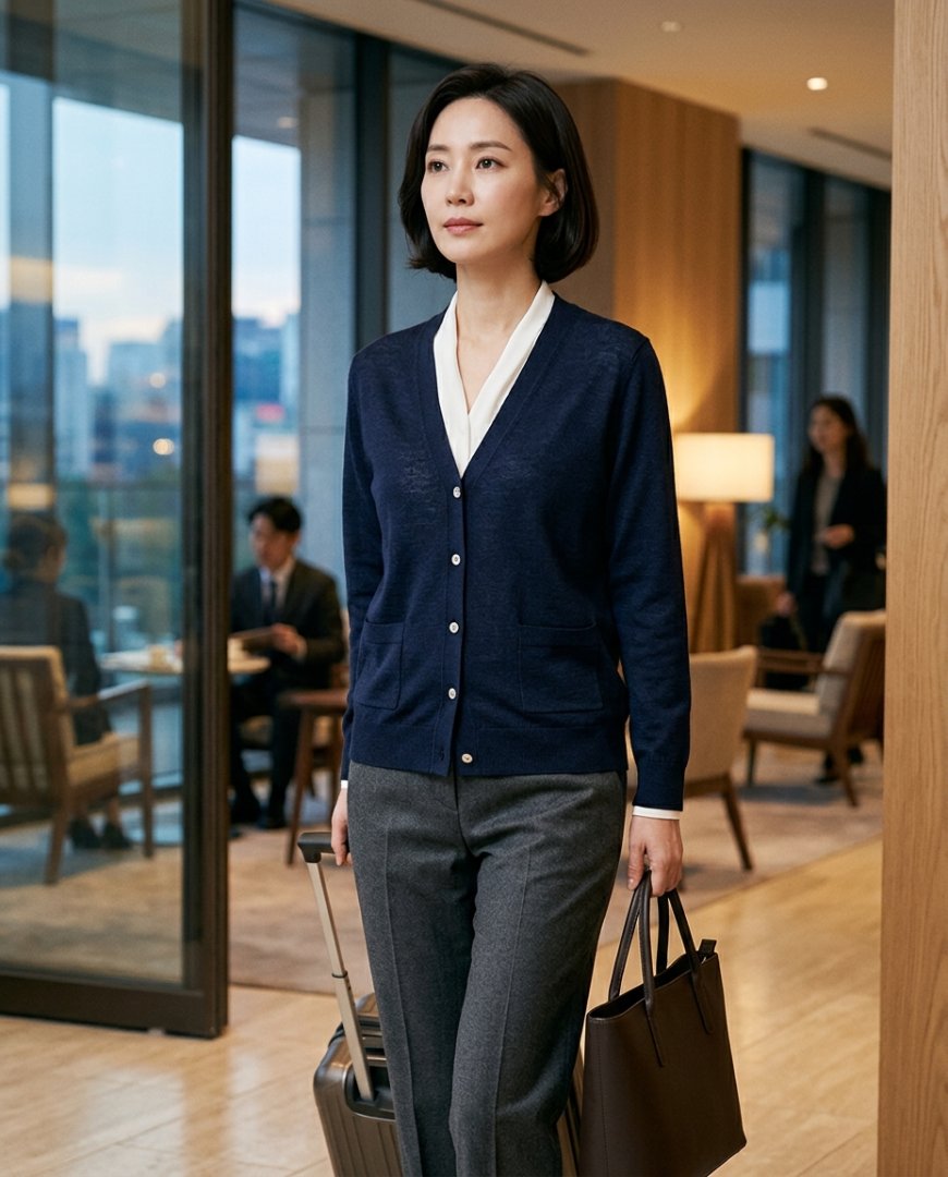 회의실에서 정장을 입고 있는 비즈니스맨의 룩