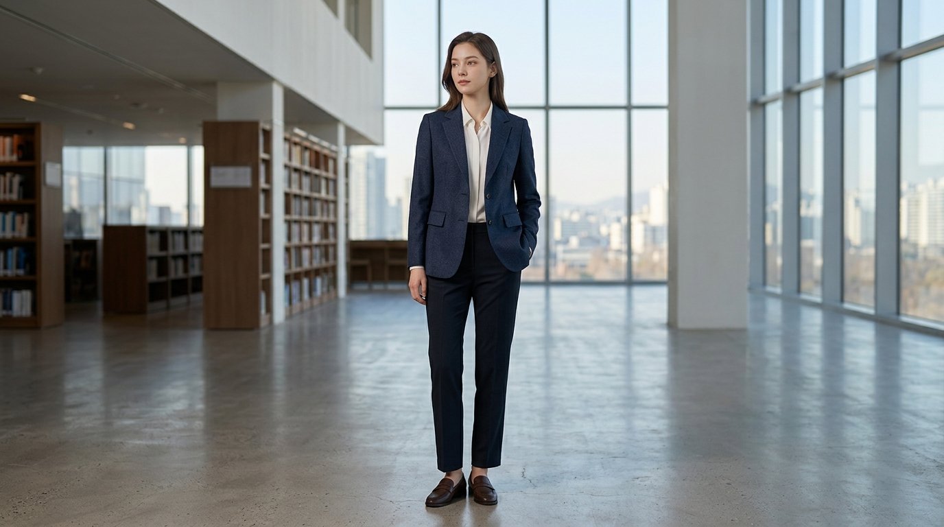 의류 매장에 다양한 자켓과 점퍼가 진열된 모습