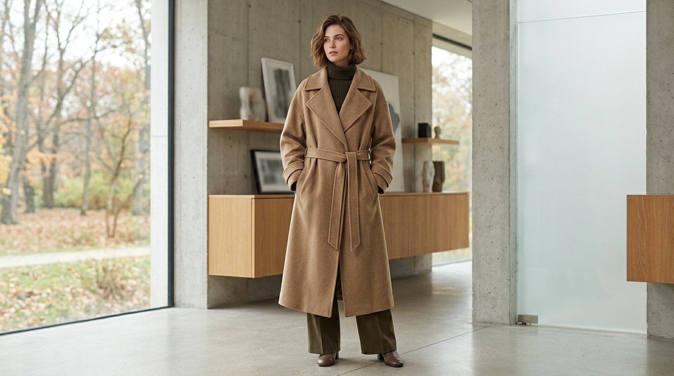 도심 거리에서 포르테 포르테 코트를 입은 여러 인물이 포즈를 취하고 있습니다.