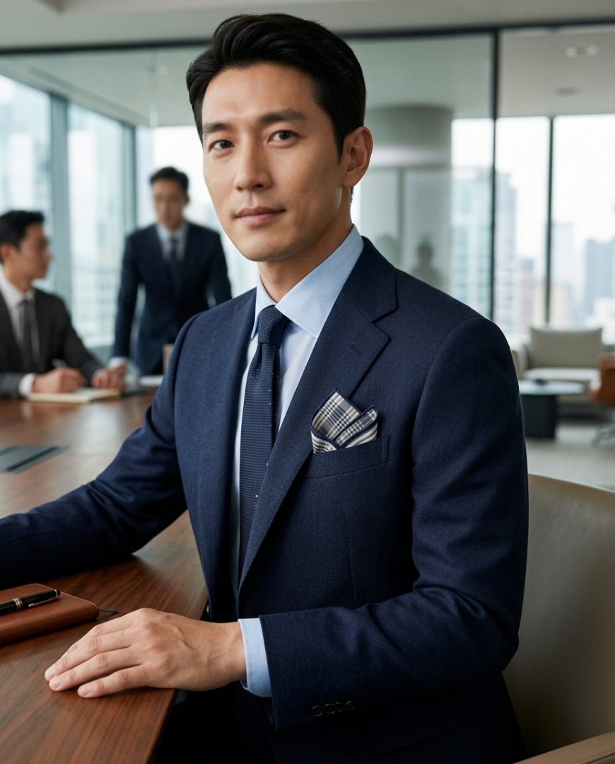 비즈니스 미팅에서 사용할 수 있는 손수건