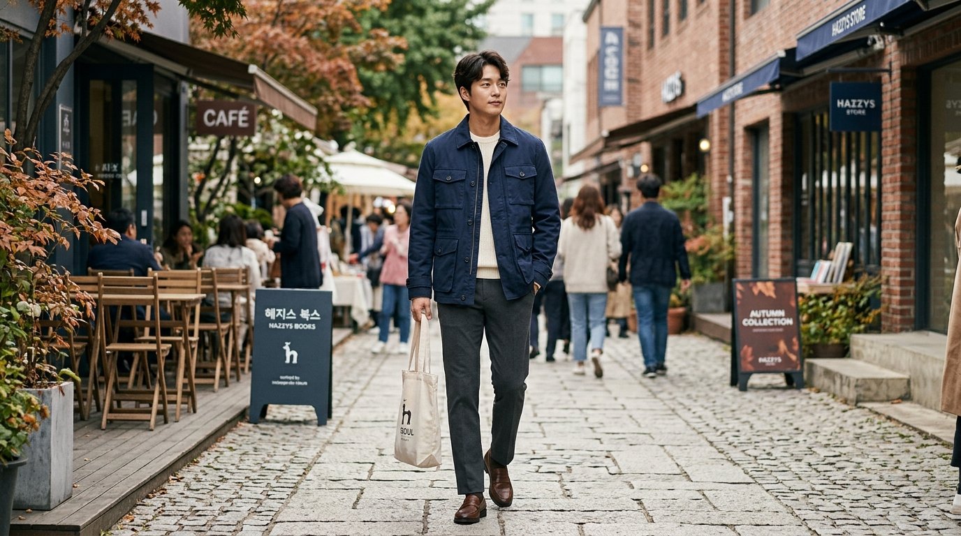 다양한 스타일의 자켓이 전시된 모습