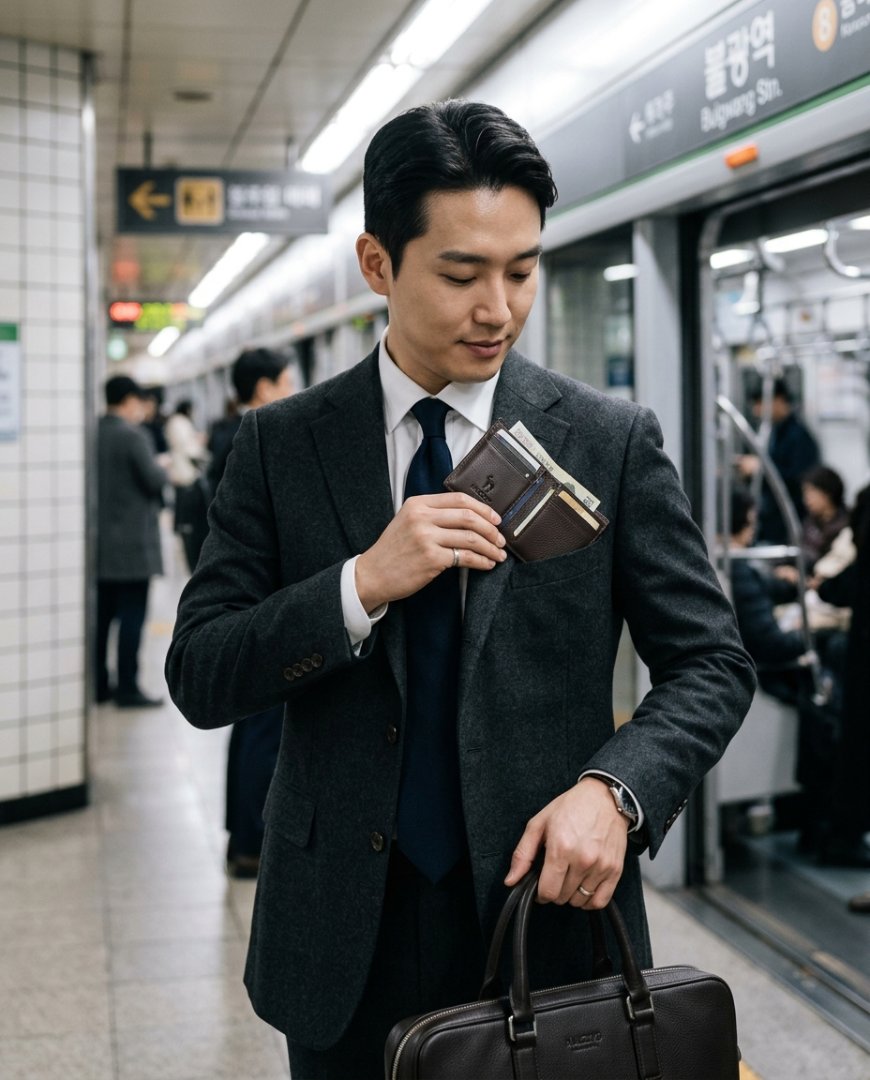 깔끔한 사무실 책상 위에 놓인 카드지갑들