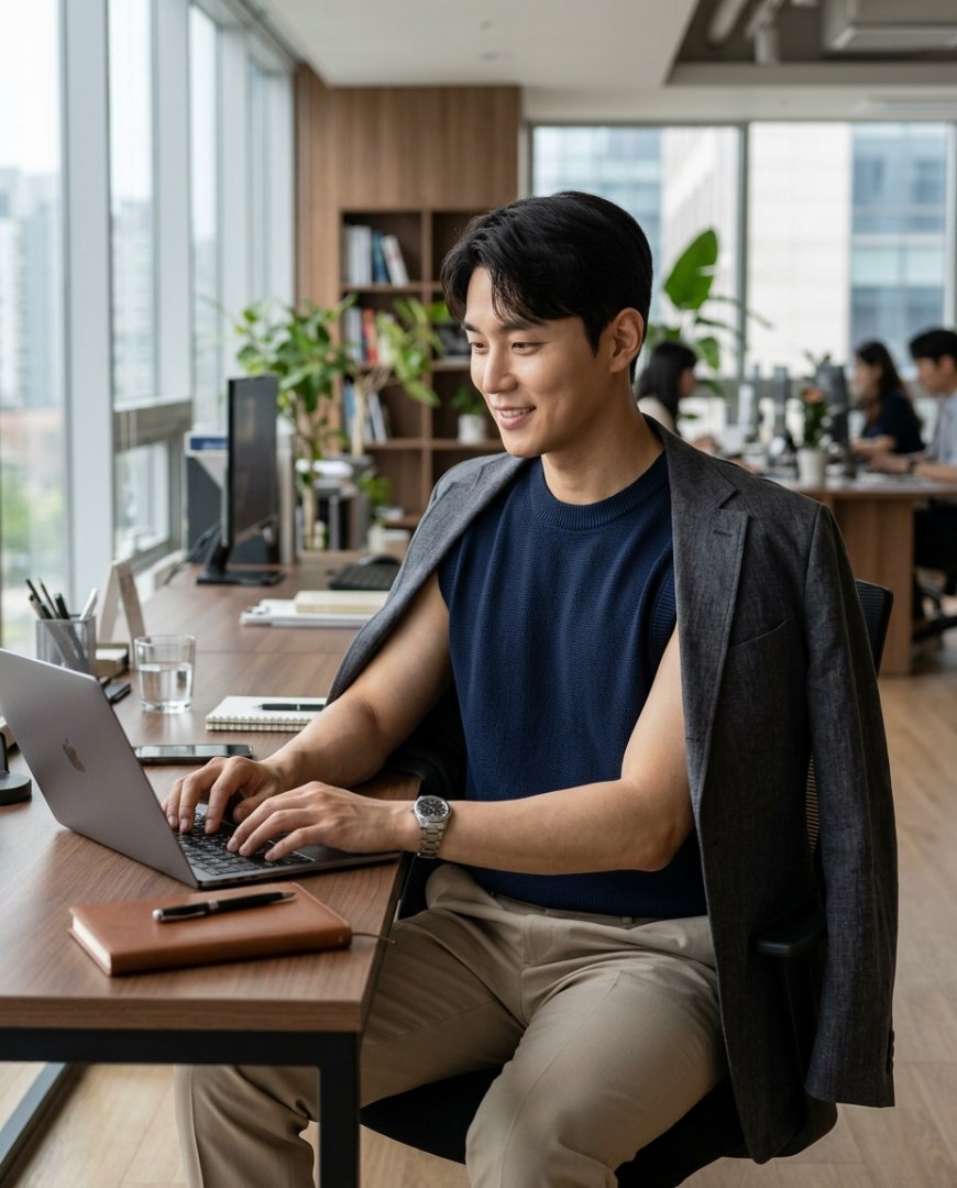 사무실에서의 포멀 슬리브리스