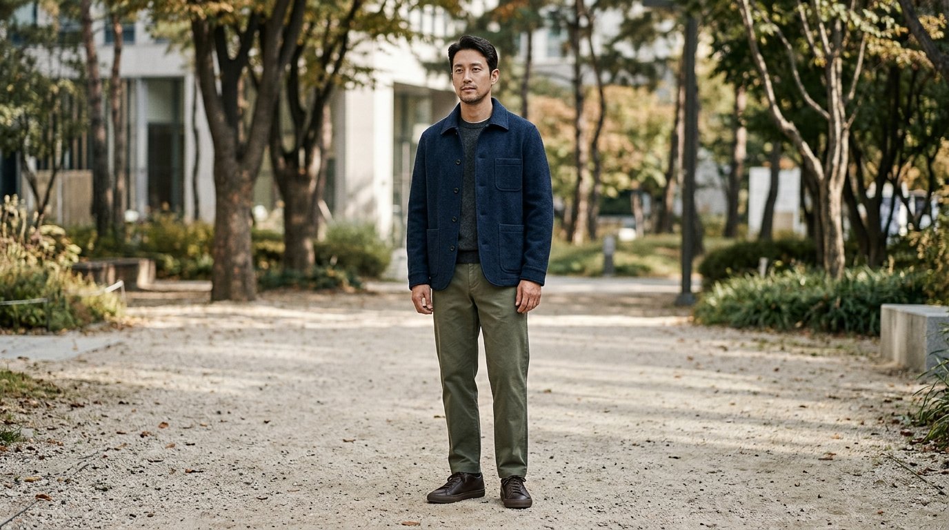 다양한 색상의 자켓을 입은 사람들