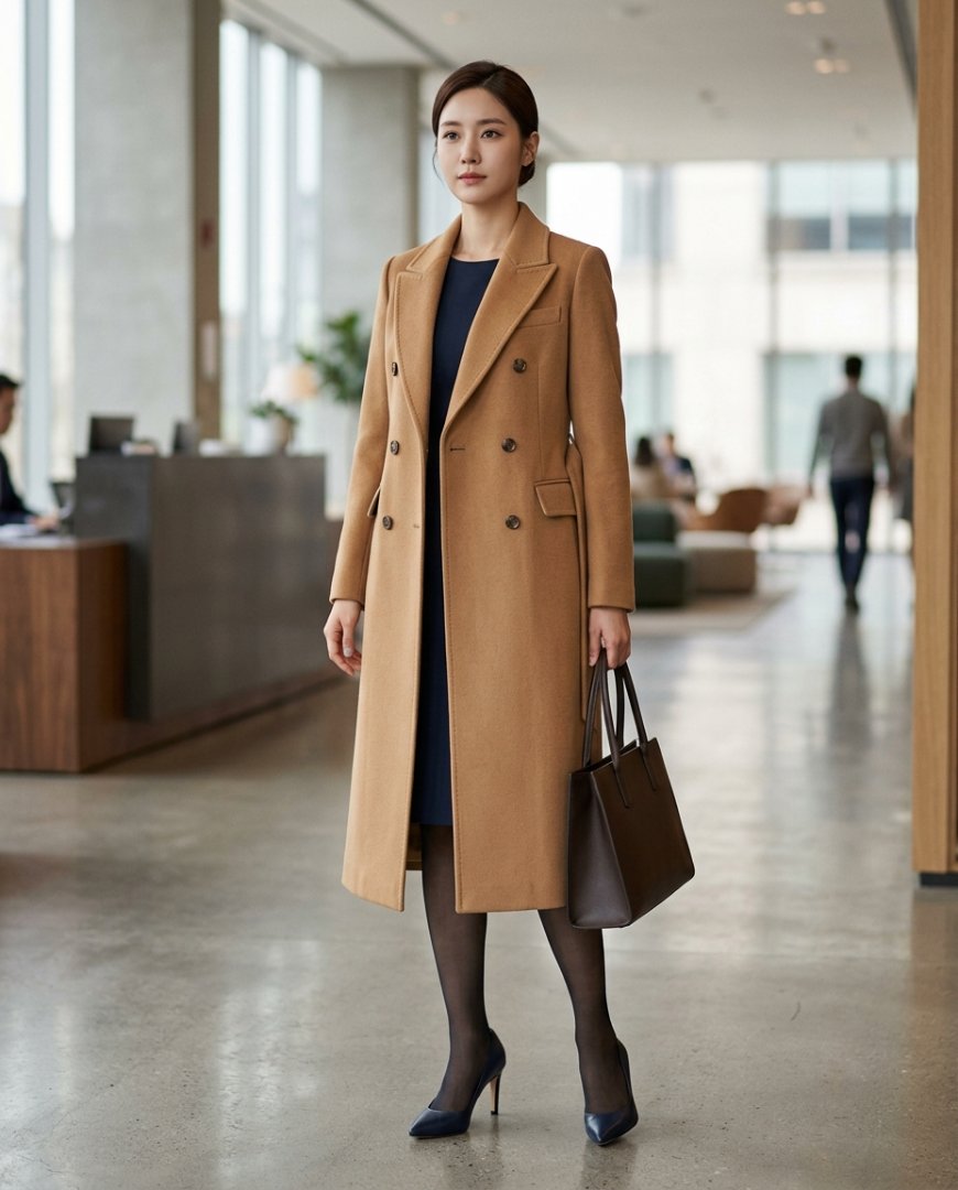 고급스러운 라인과 정장을 입은 마네킹 장면