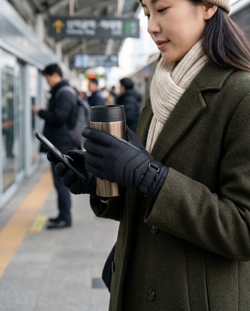 추운 계절 출퇴근길에 적합한 보온 장갑